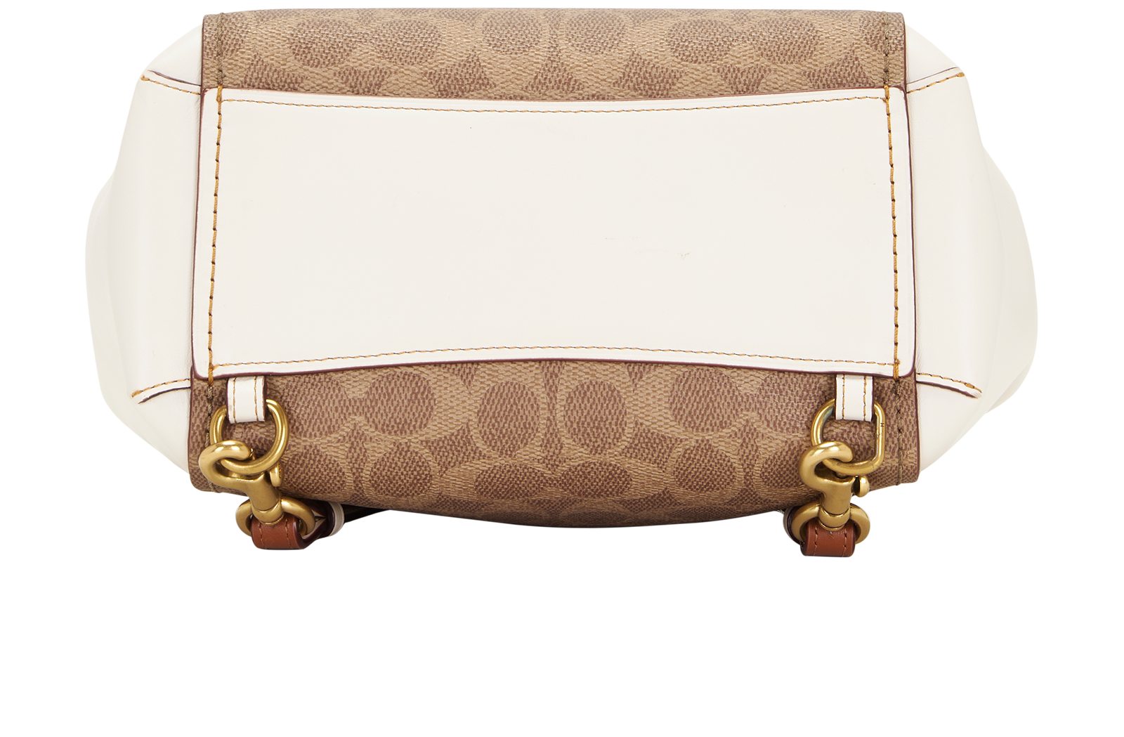 Parker Convertible Backpack, &pound;120, Handbags, Beige/Cream, Canvas/Leather, Top view